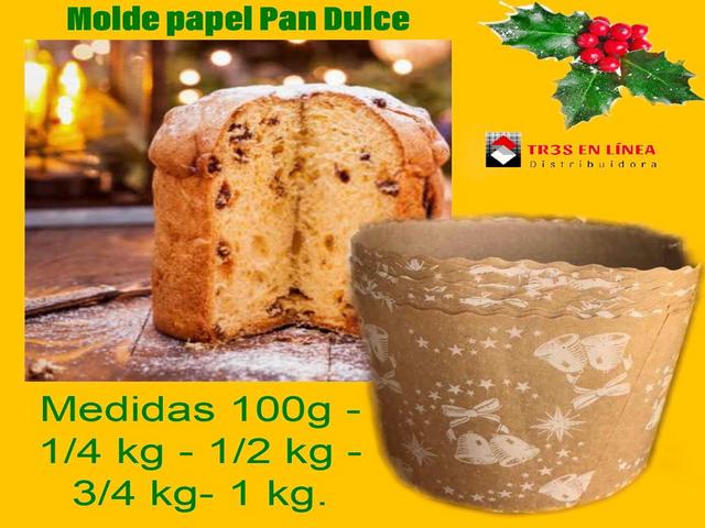 Molde para Pan Dulce 1/2 Kg - MKL Distribuidora